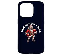 This is How I Roll Santa Boxer Arts Martiaux Boxe de Noël Coque pour iPhone 15 Pro