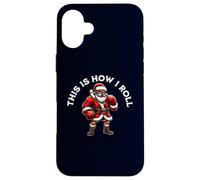 This is How I Roll Santa Boxer Arts Martiaux Boxe de Noël Coque pour iPhone 16 Plus