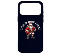 This is How I Roll Santa Boxer Arts Martiaux Boxe de Noël Coque pour iPhone 17 Pro Max