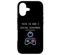 This is How I Social Distance Funny Console Gamer Controller Coque pour iPhone 17