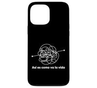 This is How Life Goes Spanish Version Novelty Cool Designs Coque pour iPhone 13 Pro Max