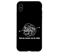 This is How Life Goes Spanish Version Novelty Cool Designs Coque pour iPhone XS Max