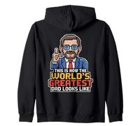 This is How The World's Greatest Dad Looks Like Sweat à Capuche