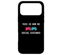 This is How We Social Distance Anti Social Introverts Gamer Coque pour iPhone 17 Pro Max