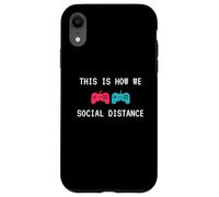 This is How We Social Distance Anti Social Introverts Gamer Coque pour iPhone XR