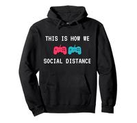 This is How We Social Distance Anti Social Introverts Gamer Sweat à Capuche