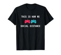 This is How We Social Distance Anti Social Introverts Gamer T-Shirt