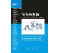 This is just to say A Collection of Creative Student-Responses - Eniko Sepsi - L'harmattan - broché - Essai