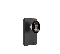 This is Love Chihuahua Dog Lover Chiwawa à Poils Longs PopSockets PopWallet pour MagSafe