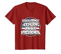 This is my 4th of Juillet Pyjama USA - Independence Day T-Shirt