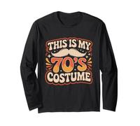 This is My 70s Costume 70 Styles Hommes 70's Disco Années 70 Manche Longue