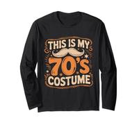 This is My 70s Costume 70 Styles Hommes 70's Disco Années 70 Manche Longue