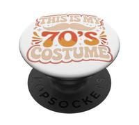 This is My 70s Costume 70 Styles Hommes 70's Disco Années 70 PopSockets PopGrip Adhésif