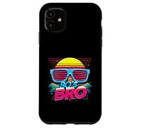 This is My 80s Bro Costume Party The Sun Portant des Lunettes de Soleil Coque pour iPhone 11