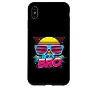 This is My 80s Bro Costume Party The Sun Portant des Lunettes de Soleil Coque pour iPhone XS Max
