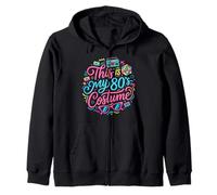 This is My 80's Costume Funny 80's Party Cool Retro Vintage Sweat à Capuche