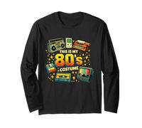 This is My 80s Costume rétro Old School Technology Funny Manche Longue