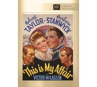 This is My Affair (DVD) Brian Donlevy Sidney Blackmer Victor McLaglen
