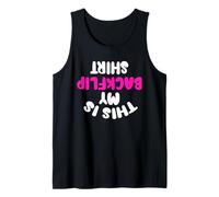 This is My Backflip Shirt Funny Cheerleading Team Cheering Débardeur