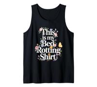 This is My Bed Rotting Shirt Fleurs Débardeur