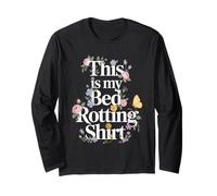 This is My Bed Rotting Shirt Fleurs Manche Longue