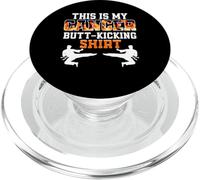 This is My Cancer Fighting Butt-Kick PopSockets PopGrip pour MagSafe