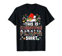 This is My Christmas Pajama Family Matching Outfit 2025 T-Shirt