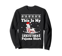 This is My Christmas Pajama Pit Bull Dog Funny Xmas Sweatshirt