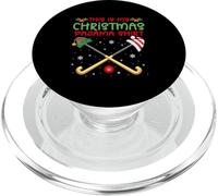 This is My Christmas Pyjama Hockey sur Gazon Père Noël Elf PopSockets PopGrip pour MagSafe