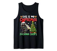 This is My Christmas Pyjama Honey Badger Lover Xmas Lights Débardeur