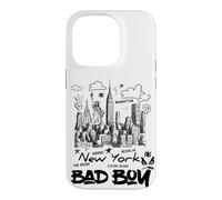 This is My Cool New York City Sketch Drawing Bad Boy Graphic Coque pour iPhone 14 Pro