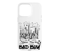 This is My Cool New York City Sketch Drawing Bad Boy Graphic Coque pour iPhone 15 Pro Max