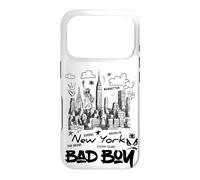 This is My Cool New York City Sketch Drawing Bad Boy Graphic Coque pour iPhone 17 Pro
