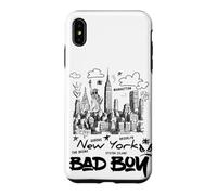 This is My Cool New York City Sketch Drawing Bad Boy Graphic Coque pour iPhone XS Max