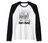 This is My Cool New York City Sketch Drawing Bad Boy Graphic Manche Raglan