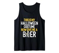 This is My Costume Beer Lover Squelette Boire Halloween Débardeur