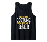 This is My Costume Beer Lover Squelette Boire Halloween Débardeur