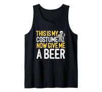 This is My Costume Beer Lover Squelette Boire Halloween Débardeur