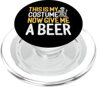 This is My Costume Beer Lover Squelette Boire Halloween PopSockets PopGrip pour MagSafe