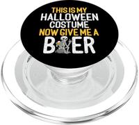 This is My Costume Beer Lover Squelette Boire Halloween PopSockets PopGrip pour MagSafe