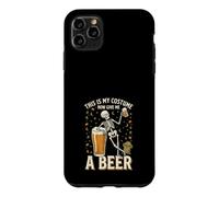 This is My Costume Now Give Me A Beer Squelette Halloween Coque pour iPhone 11 Pro Max