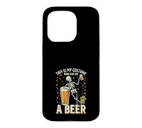 This is My Costume Now Give Me A Beer Squelette Halloween Coque pour iPhone 15 Pro