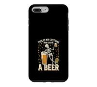 This is My Costume Now Give Me A Beer Squelette Halloween Coque pour iPhone 7 Plus/8 Plus