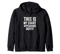 This is My Court Apparence Outfit Membre du Jury Dire Drôle Sweat à Capuche