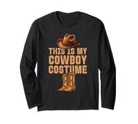This is My Cowboy Costume drôle de Cowboy Manche Longue
