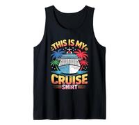 This is My Cruise Shirt Funny Vacation Party Boats Outfit Débardeur
