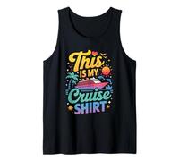 This is My Cruise Shirt Funny Vacation Party Boats Outfit Débardeur