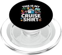 This is My Cruise Shirt Funny Vacation Party Boats Outfit PopSockets PopGrip pour MagSafe