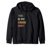 This is My Cruise Shirt Funny Vacation Party Boats Outfit Sweat à Capuche