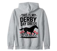 This is My Derby Day Dress Horse Racing Horse Riding Sweat à Capuche